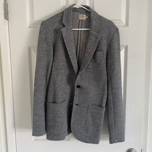 Faherty Inlet Knit Blazer - Medium Grey Melange